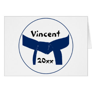 Martial Arts Dark Blue Belt