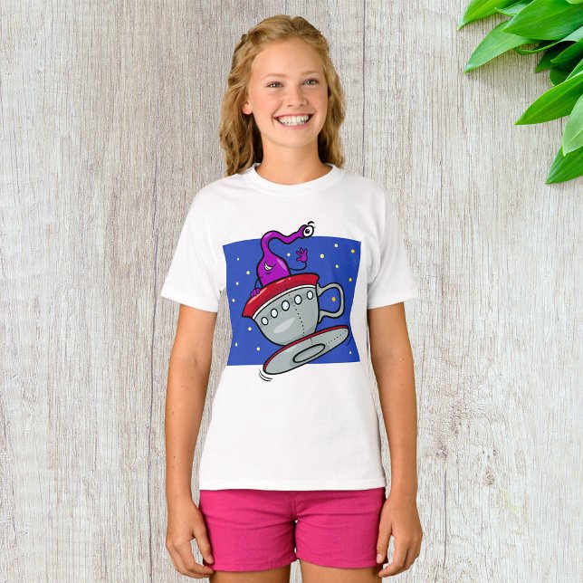 Martian Character Girls T-Shirt (Créateur téléchargé)
