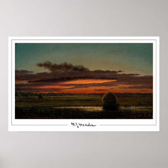 Martin Johnson Heade Affiche d'art Zedign #70 (Devant)