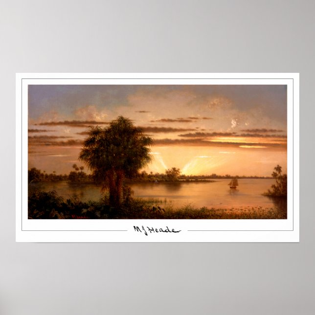 Martin Johnson Heade Zedign Affiche d'art #253 (Devant)