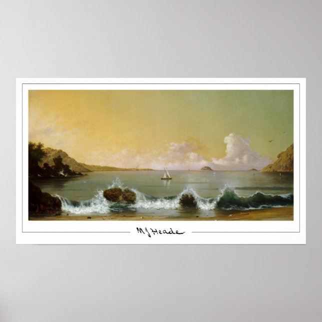 Martin Johnson Heade Zedign Affiche d'art #48 (Devant)
