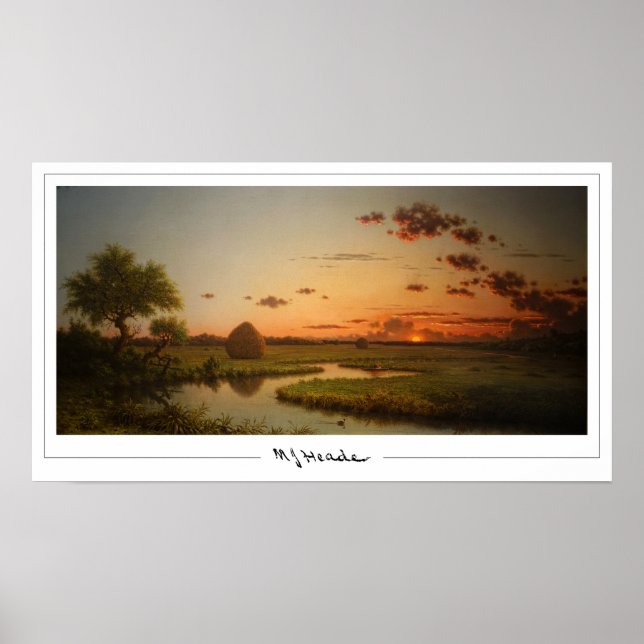Martin Johnson Heade Zedign Affiche d'art #88 (Devant)