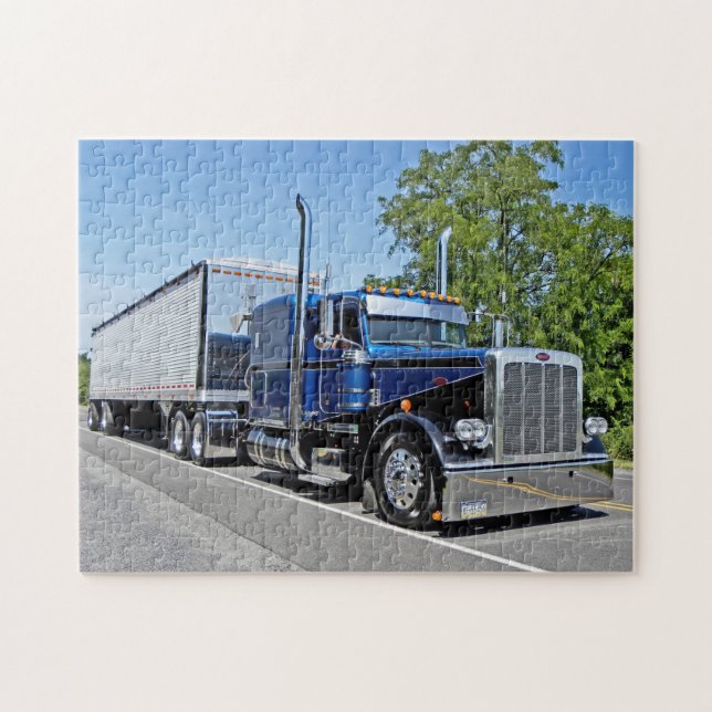 Martin puzzle noir et du bleu 389 (Horizontal)