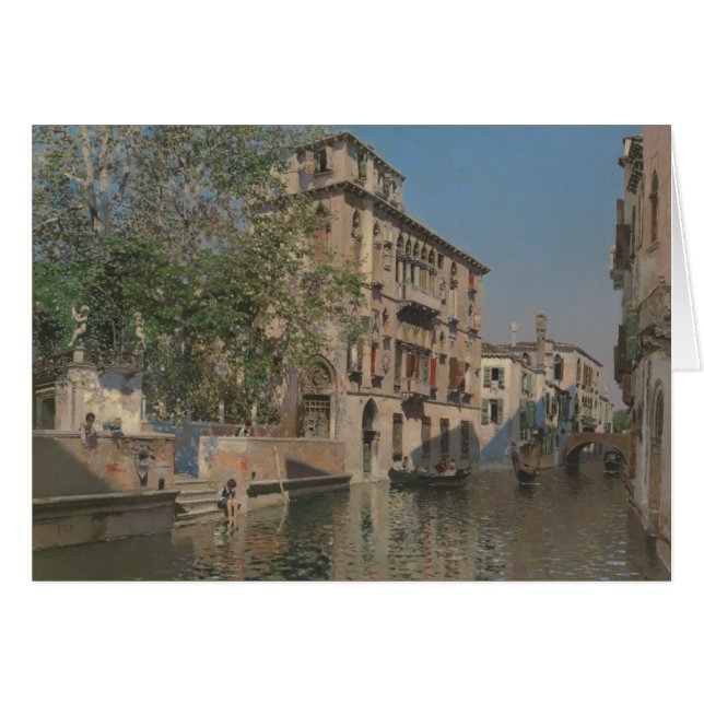 Martin Rico y Ortega - Un canal à Venise (Devant horizontal)
