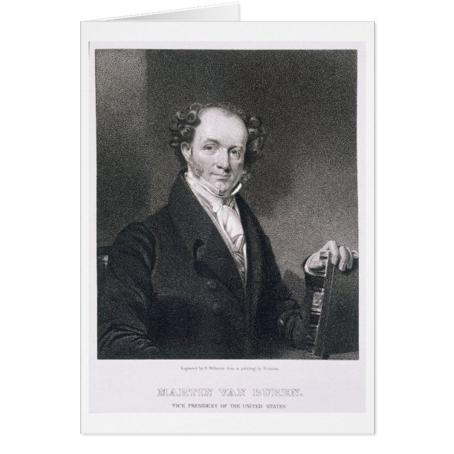 Martin Van Buren, gravé par E. Wellmore (engravi (Devant)