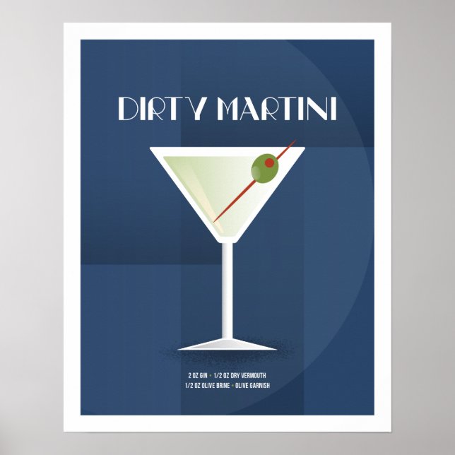 Martini Art Déco Dirty (Devant)