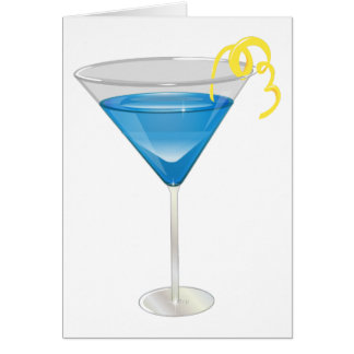 Martini bleu