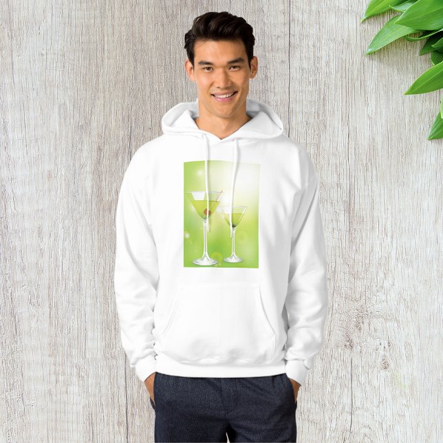 Martini Cocktails Mens Sweat - shirt à capuche (Créateur téléchargé)