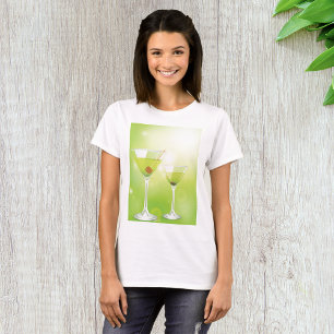 Martini Cocktails T-shirt femme