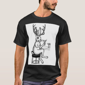 Martini Jackalope T-shirt