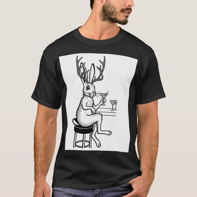 Martini Jackalope T-shirt (Devant)