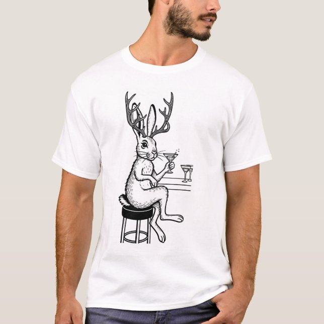 Martini Jackalope T-shirt (Devant)