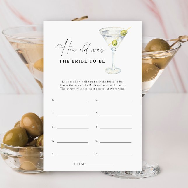 Martini - Quel âge la mariée avait-elle à jouer (Créateur téléchargé)