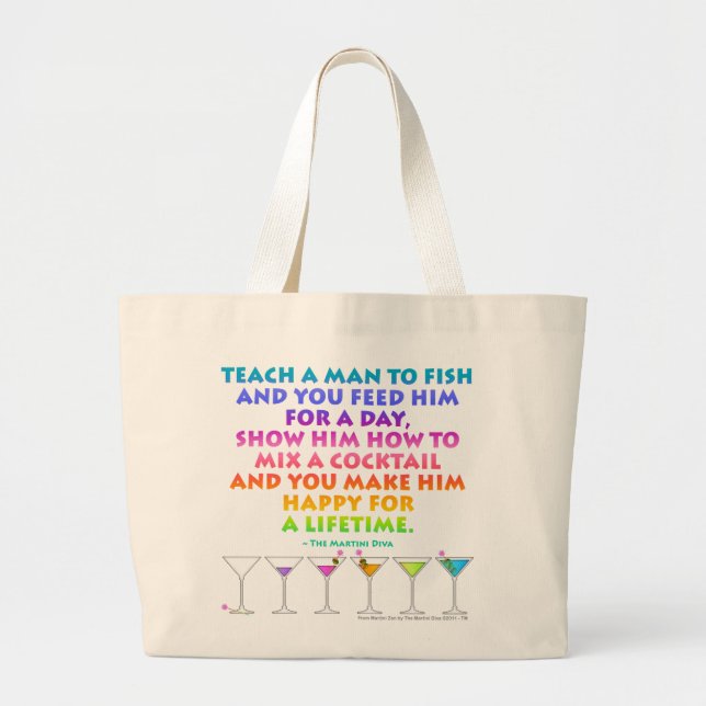 MARTINI ZEN - Sac cabas de courses pour toute une  (Devant)