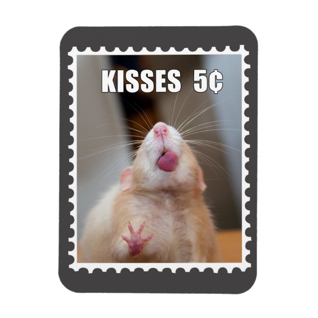 Marty Kisses Magnet (Vertical)
