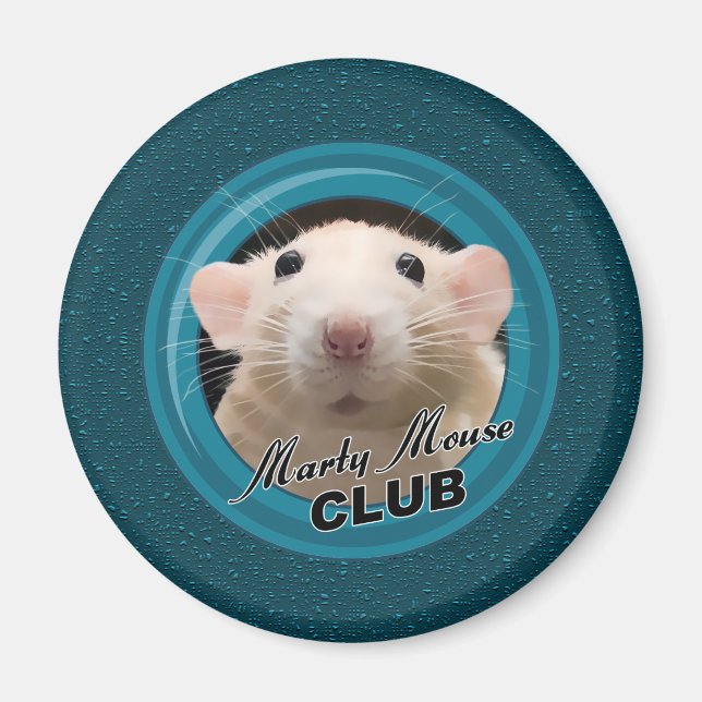 Marty Mouse Club Magnet (Devant)