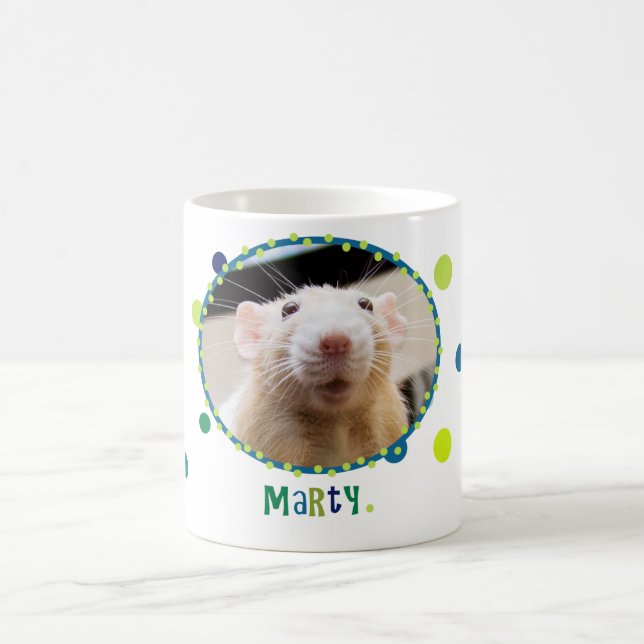 Marty Mouse Mug - avec des Pois (Centre)