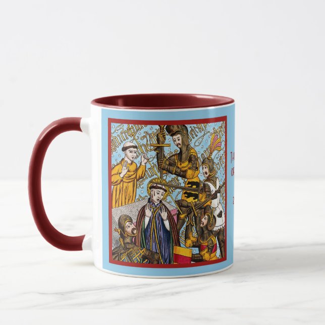 Martyr de St. Thomas Becket (M 031) Mug (Gauche)