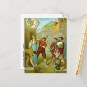 Martyre de Ste Agathe (M 003) Carte postale #3