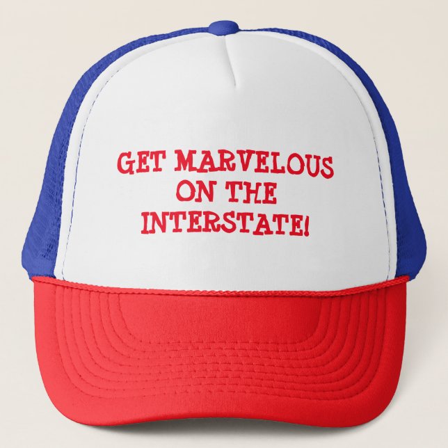 MARVELOUS SUR LE CASQUETTE INTERSTATE (Devant)
