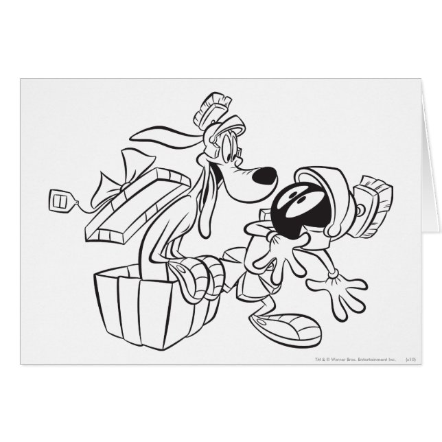 MARVIN LE MARTIEN™ et K-9 Cadeau Surprise (Devant horizontal)