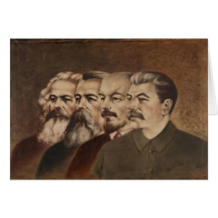 Marx, Engels, Lénine, et Stalin