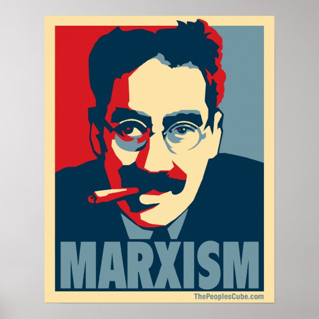 Marxisme : Poster parodique d'Obama (Devant)