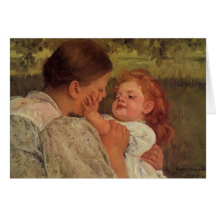 Mary Cassatt : Caresse maternelle