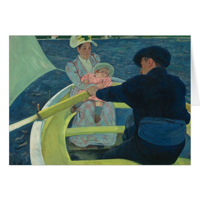 Mary Cassatt La Partie de Voile Art Impressionnist (Devant horizontal)