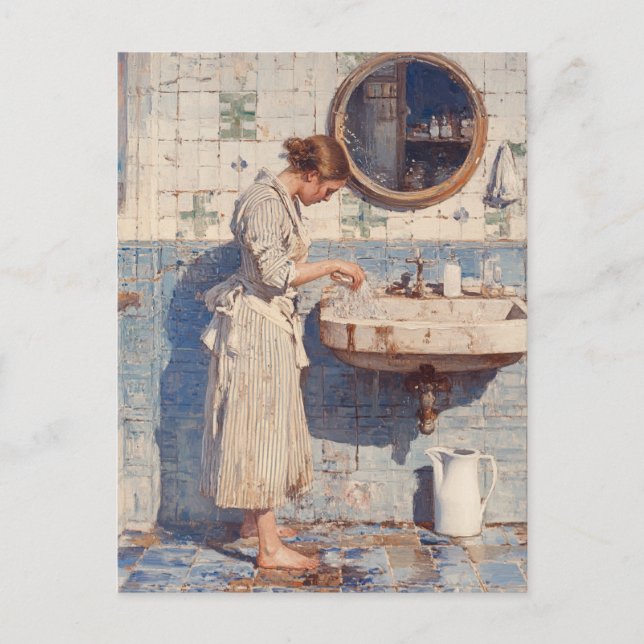 Mary Cassatt Peintures Carte postale Vintage (Devant)