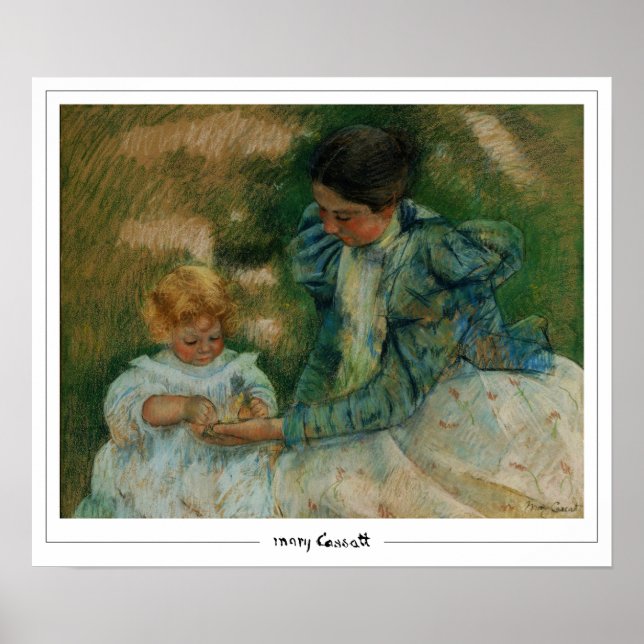 Mary Cassatt Zedign affiche d'art #295 (Devant)