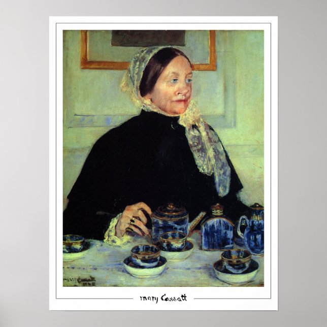 Mary Cassatt Zedign Affiche d'art #72 (Devant)