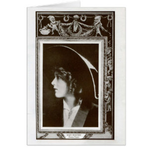 Mary Pickford Portrait vintage de 1914