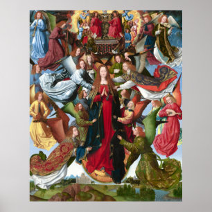 Mary - Saint Lucy Legend Art Poster