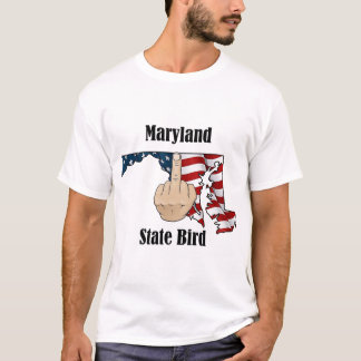Maryland État oiseau t-shirt index doigt drapeau