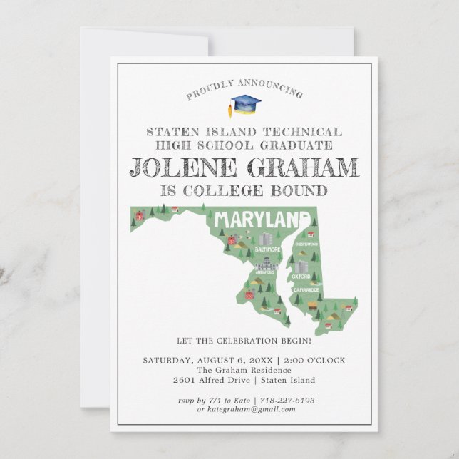 Maryland | Fête de fin d'études pour l'université (Devant)