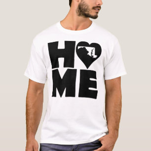 Maryland Home Heart State Tee - shirts T-shirt