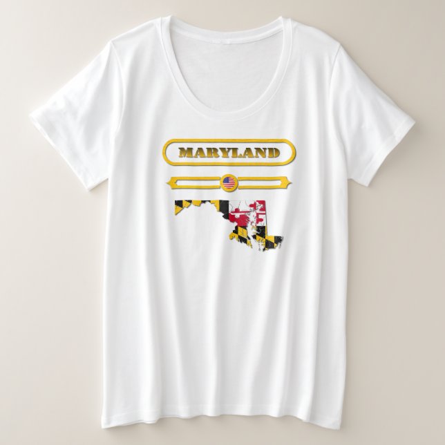 MARYLAND MAP, MARYLAND, USA. SAMER BRASIL (Design devant)
