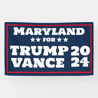 Maryland pour la bannière Trump Vance 2024