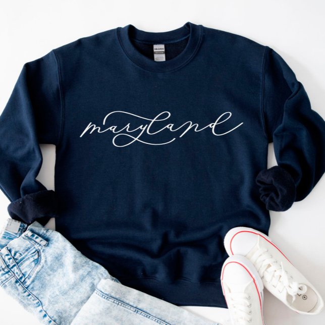 Maryland Script State Sweatshirt (Créateur téléchargé)