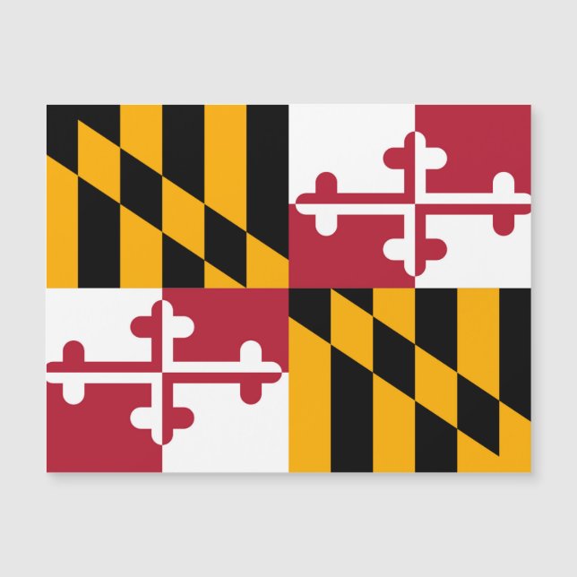 Maryland State Drapeau Conception personnalisée (Devant)