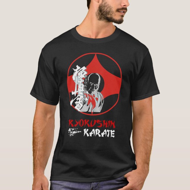 Mas Oyama Kyokushin Karate emblem design T-Shirt (Devant)