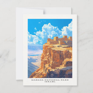 Masada National Park Israel Carte postale Voyage
