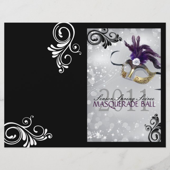 Mascarade pliée - Couverture de livret (Devant)