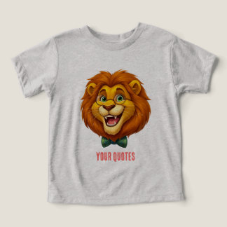 Mascotte de lion adorable avec nœud papillon pour