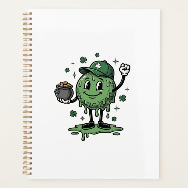 Mascotte de slime de la Saint-Patrick T-shirt vect (Devant)