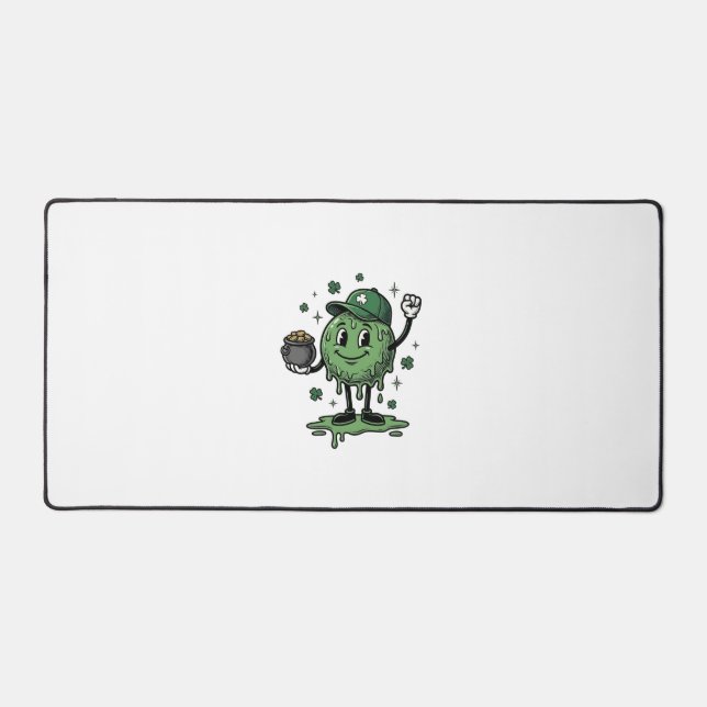 Mascotte de Slime de la Saint-Patrick T-Shirt Vint (Recto)