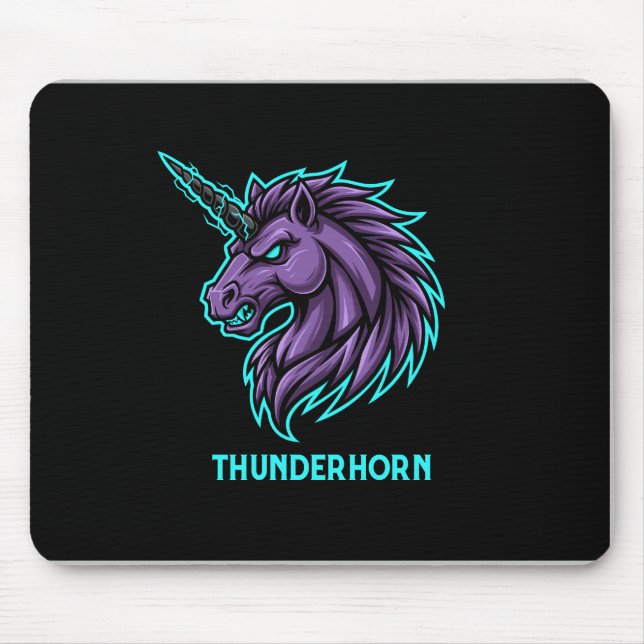 Mascotte de Thunderhorn Esports | Tapis de Souris  (Devant)