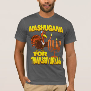 Mashugana pour le T-shirt de Thanksgivukkah