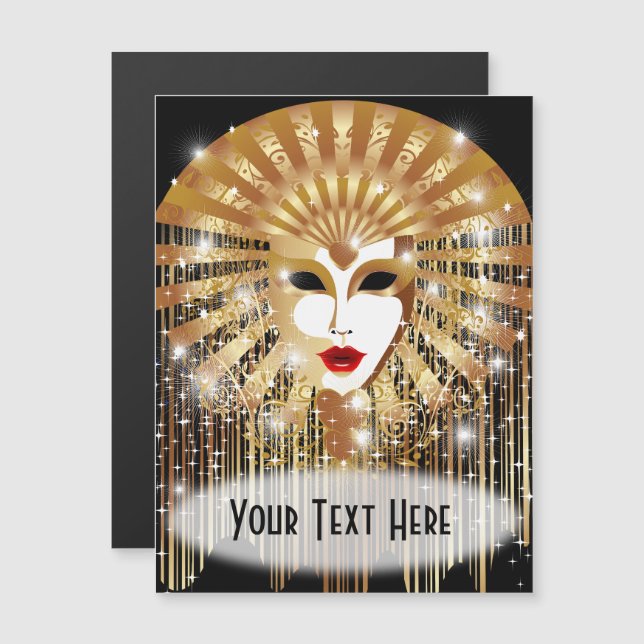 Mask de la Fête du Venice Carnival (Devant / Derrière)